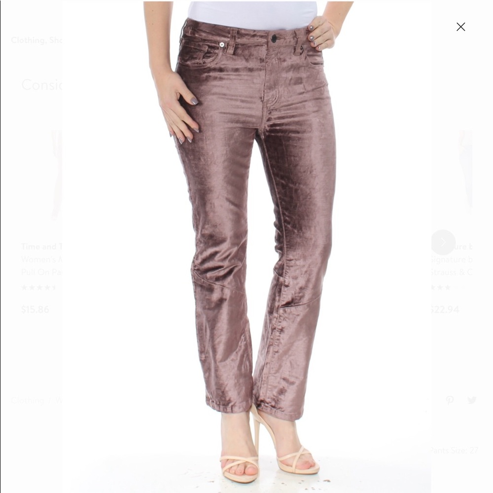 💜Free people velvet jeans